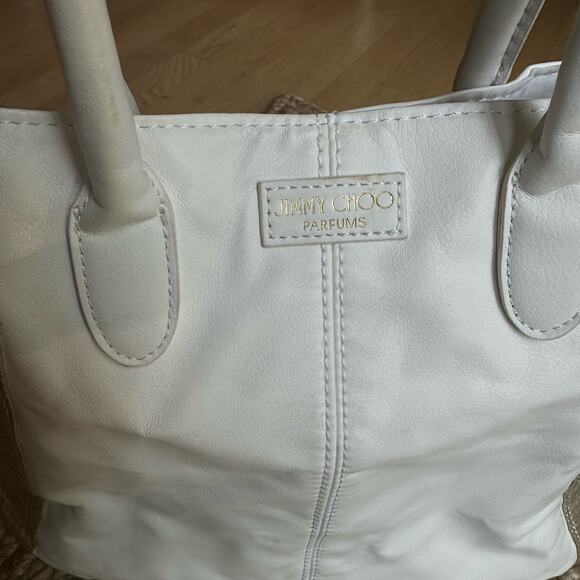 Jimmy Choo Parfums White & Gold Tote - Picture 4 of 5